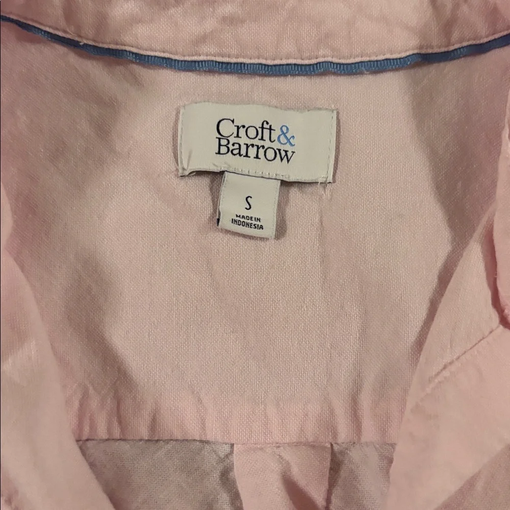 Croft & Barrow Light Pink Button-Up Shirt - Picture 2 of 8